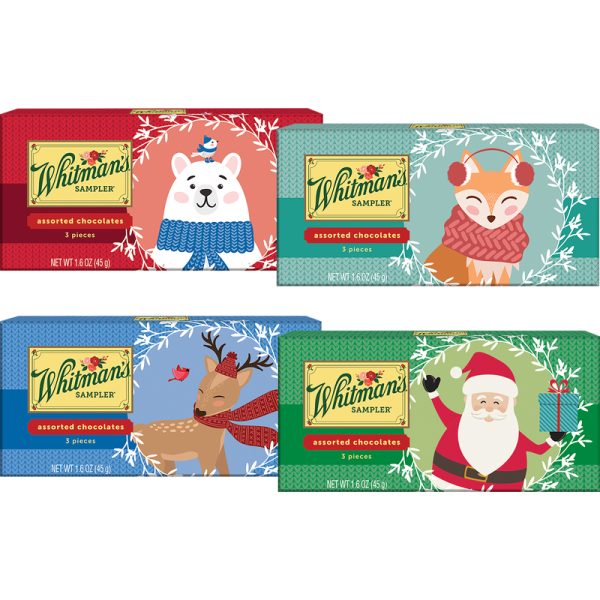 Russell Stover Whitman's 3 Piece Assorted Chocolate Candies 1.6 oz