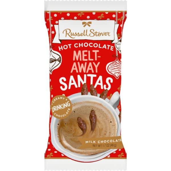 Russell Stover Melt-Away Milk Chocolate Hot Chocolate Santa's 1.7 oz