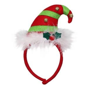 Dyno Multicolored Hat Headband Indoor Christmas Decor 9 in.