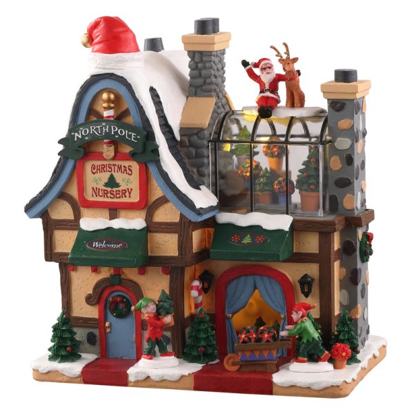Lemax Multicolored North Pole Nursery Table Decor
