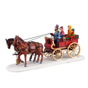 Lemax Multicolored Carriage Cheer Christmas Village