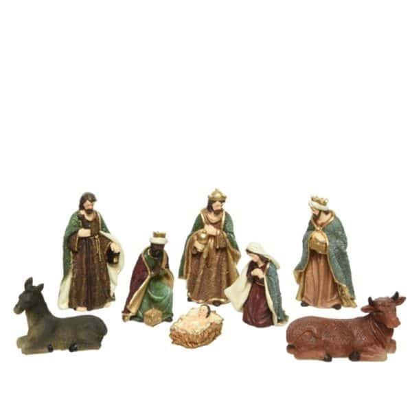 Decoris Assorted Nativity Figures Indoor Christmas Decor