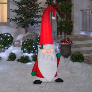 Gemmy Airblown LED 60 in. Gnome Santa Inflatable