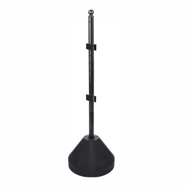 BOPIS Beacon Black Pole and Base Set 1 pk