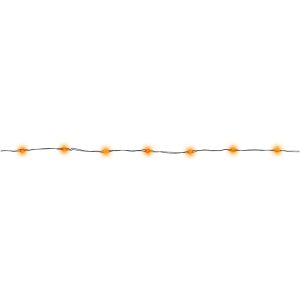 Celebrations Halloween Orange .10 in. LED Light String Halloween Decor