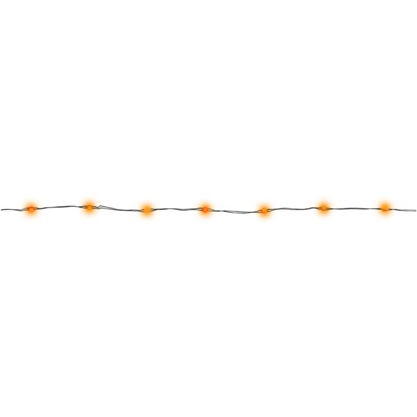 Celebrations Halloween Orange .10 in. LED Light String Halloween Decor