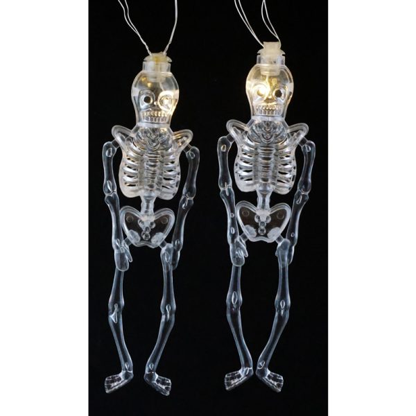 Celebrations Warm White 5 in. LED Prelit Skeleton Lights