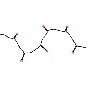 Celebrations Halloween Purple 1 in. LED Light String Halloween Decor