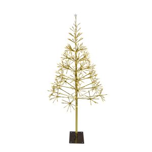 Celebrations Platinum LED Warm White 53 in. Shimmering Tree Pathway Decor
