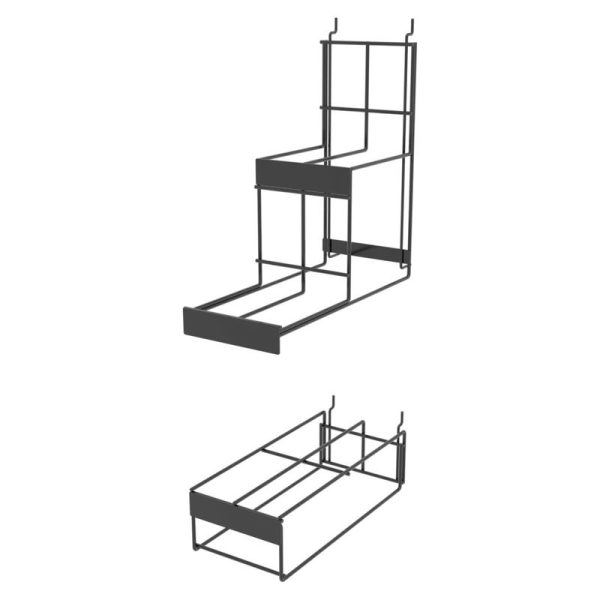 EBSCO 46 in. H X 7 in. W X 17 in. L Black Driveway Marker Rack Metal