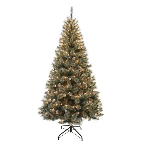 Celebrations 7 ft. Full Incandescent 400 lights Cashmere Christmas Tree