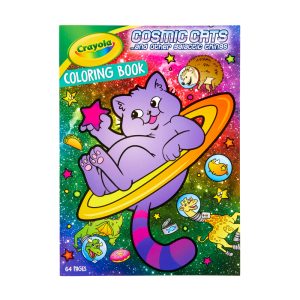 Crayola Cosmic Cats Coloring Book Paper 1 pk