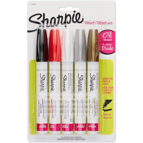Sharpie Assorted Medium Tip Paint Marker 5 pk