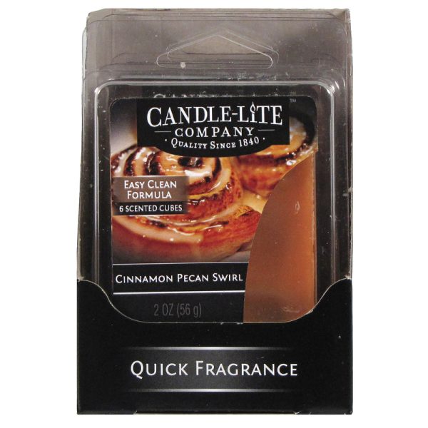 Candle Lite Brown Cinnamon Pecan Swirl Scent Wax Cubes 2.5 oz