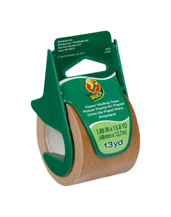 Duck 1.88 in. W X 13.8 yd L Paper Tape Tan