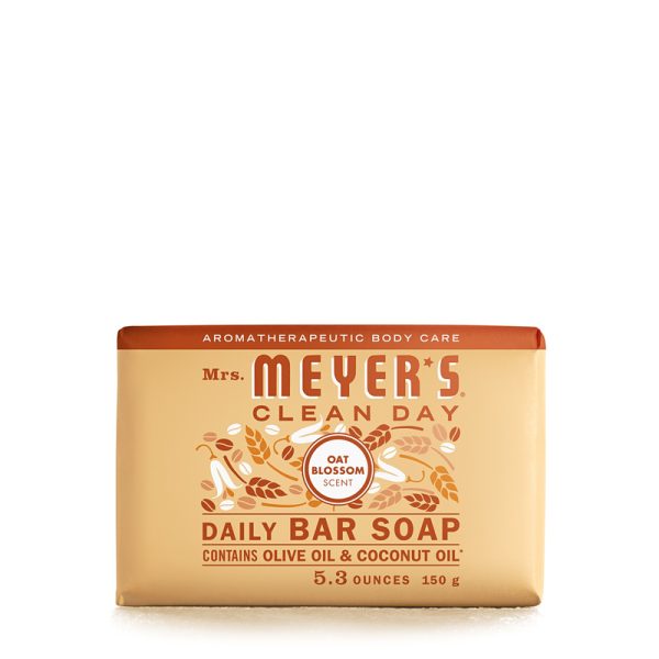 Mrs. Meyer's Clean Day Oat Blossom Scent Bar Soap 5.3 oz