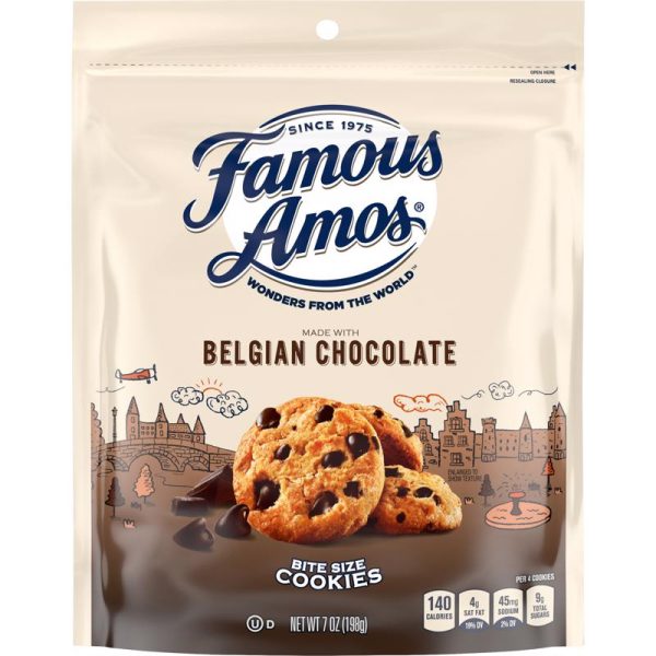 Famous Amos Belgian Chocolate Cookies 7 oz Bagged