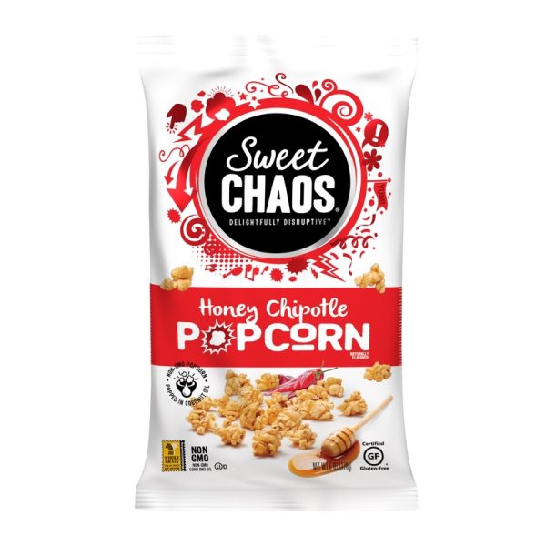 Sweet Chaos Delightfully Disruptive Honey Chipotle Popcorn 6 oz Bagged