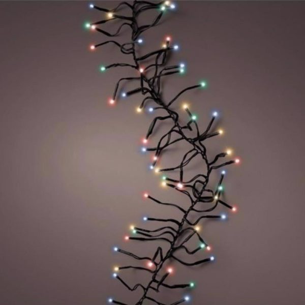 Celebrations Gold LED Multicolored 250 ct String Christmas Lights 20.5 ft.