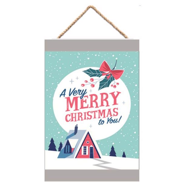 P. Graham Dunn Multicolored Banner Indoor Christmas Decor