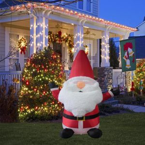 Celebrations 5 ft. Santa Gnome Inflatable