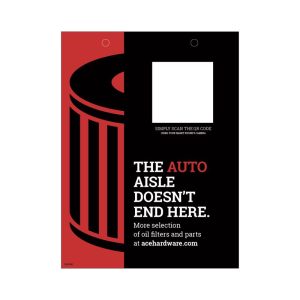 Automotive/Sporting Goods Sign Kit Oil Filter QR