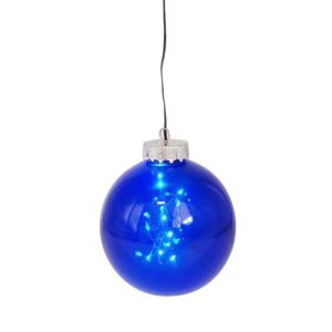 Celebrations LED Blue 5 in. Hanging Decor