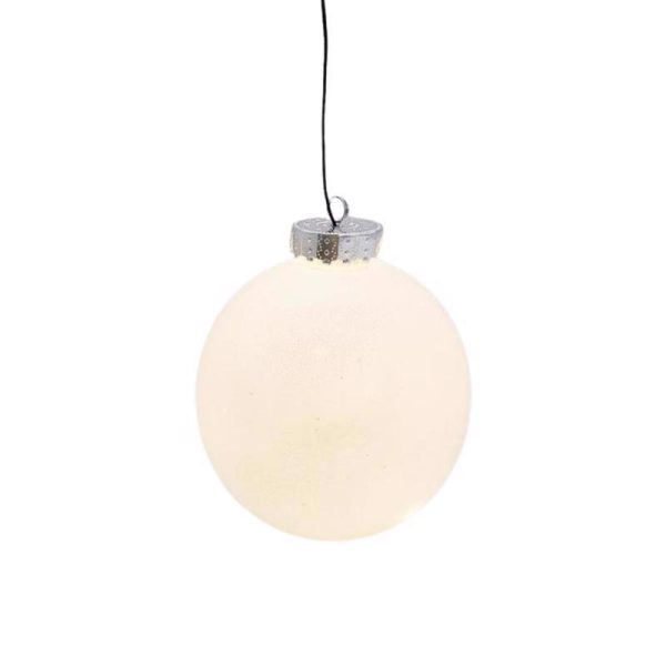 Celebrations LED Warm White 5 in. Ornament Hanging Decor