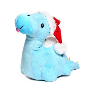 Cuddle Barn Blue Waddlesaurus Animated Holiday Dinosaur Indoor Christmas Decor