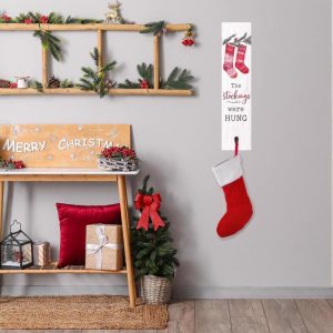 P. Graham Dunn Multicolored Wall Stocking Hanger Indoor Christmas Decor