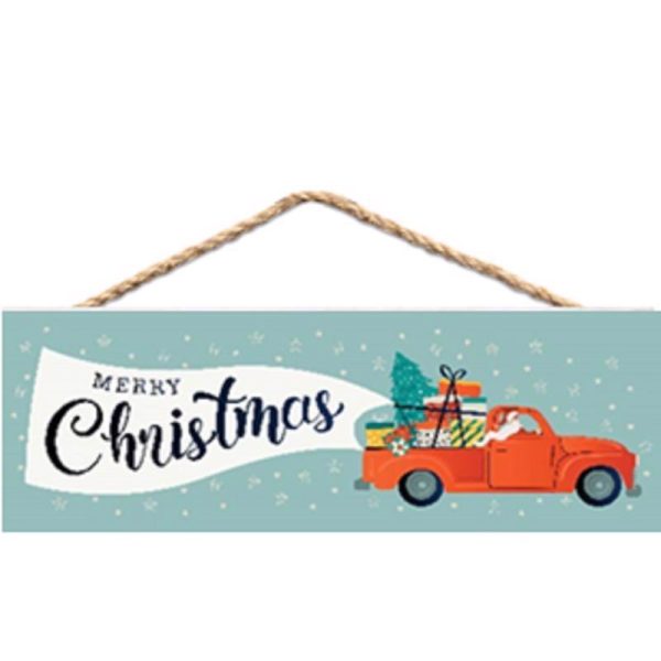 P. Graham Dunn Multicolored Truck Indoor Christmas Decor