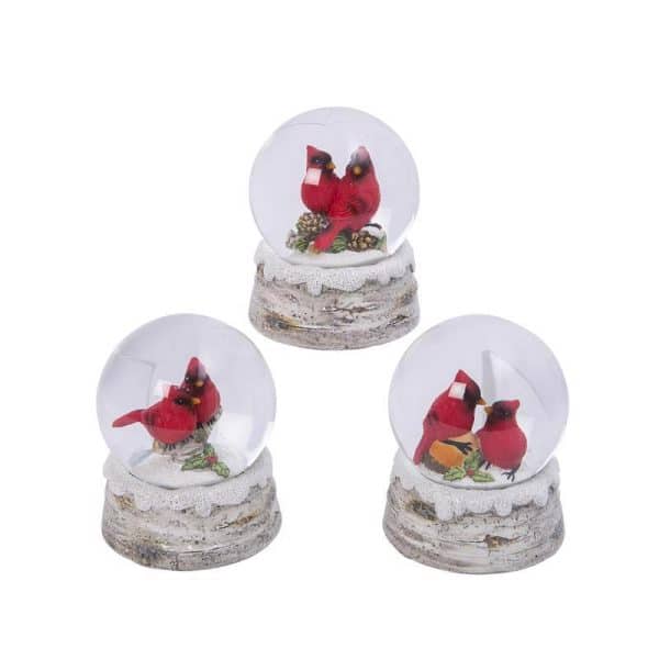 Gerson Multicolored Water Globe Indoor Christmas Decor 4.25 in.