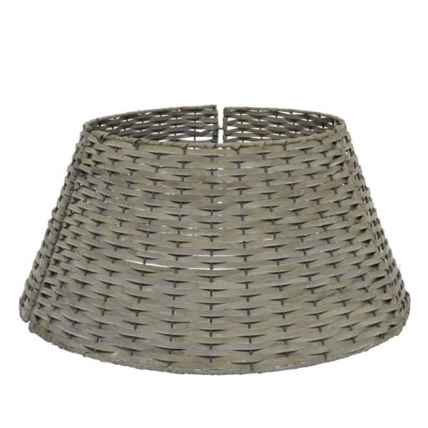 Everlands Brown Basket Tree Collar Indoor Christmas Decor 11 in.