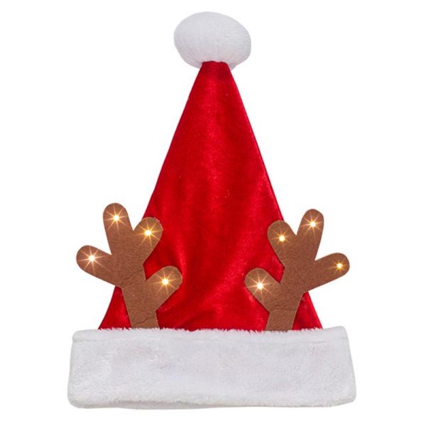 Dyno LED Red/White Light-Up Antlers Indoor Christmas Decor