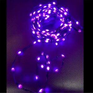 Celebrations Orange/Purple .001 in. LED Prelit Halloween Lights