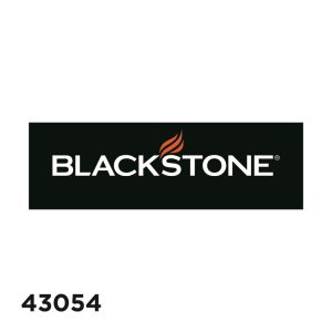 Retail First Inc 10 in. W X 36 in. L Black Blackstone Display Sign Plastic
