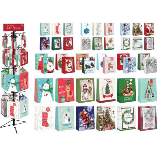 Paper Image Assorted Christmas Gift Bag