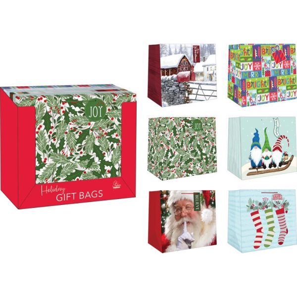 Paper Image X-Jumbo Assorted Christmas Gift Bag