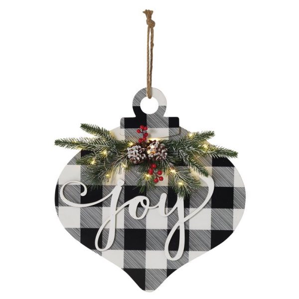 Gerson LED Multicolored Joy Indoor Christmas Decor