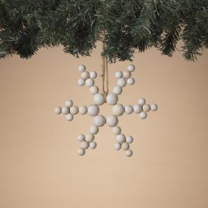 Gerson White Bead Indoor Christmas Decor