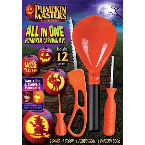 Pumpkin Masters 10.63 in. Carving & Decorating Assortment Carving Kit