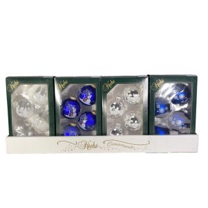 Krebs Blue/Silver/White Ball Indoor Christmas Decor