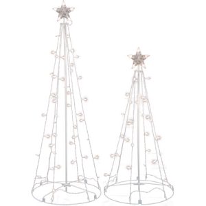 Celebrations LED Cool White 48 in. String Light Tree Yard Decor
