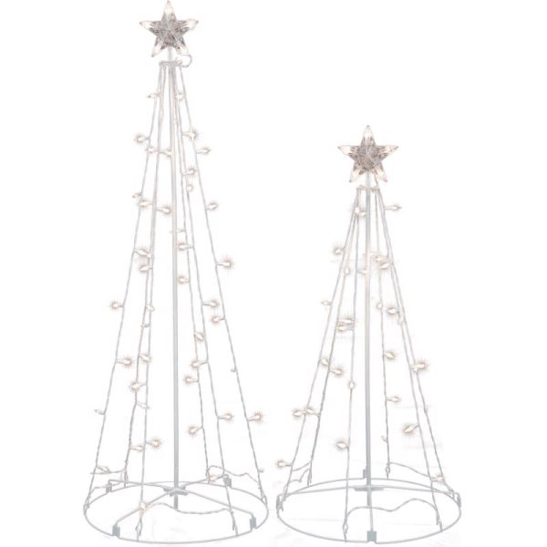 Celebrations LED Cool White 48 in. String Light Tree Yard Decor