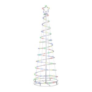 Celebrations LED Multi 72 in. Spiral Yard Decor