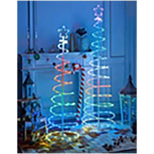 Celebrations LED Multi 60 in. Spiral Yard Decor