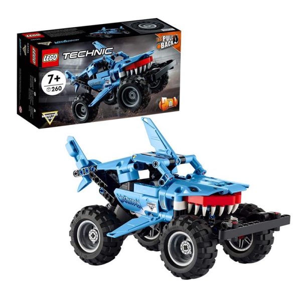 LEGO Technic Monster Jam Shark Plastic Multicolored 260 pc