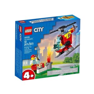 LEGO City Fire Helicopter Plastic Multicolored 53 pc