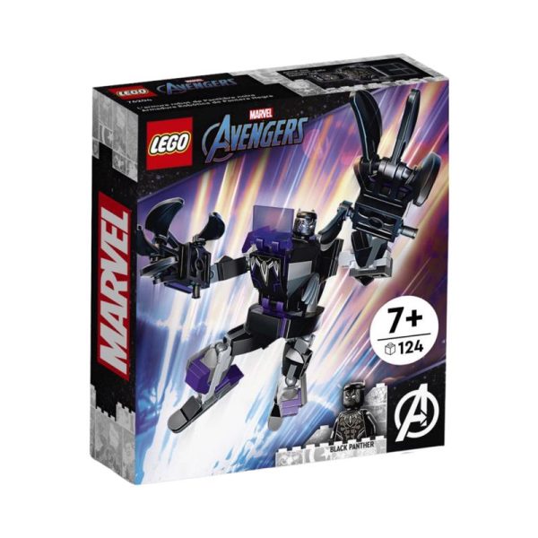 LEGO Marvel Avengers Black Panther Plastic Multicolored 125 pc