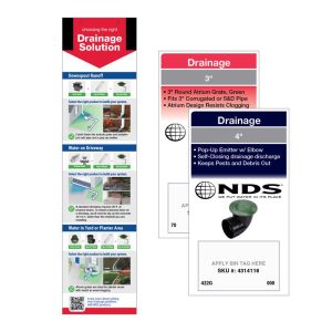 Drainage POP Card Set Metal/Styrene